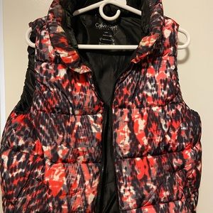 Calvin Klein Vest Like now size large zip and hoodie